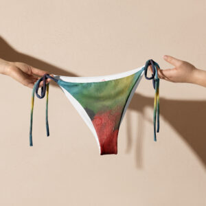 String Bikini Bottom - “Radiant Veil”