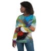 all-over-print-recycled-unisex-sweatshirt-white-front-6872b9bd50916.jpg Unisex Sweatshirt - “Chromatic Whispers”
