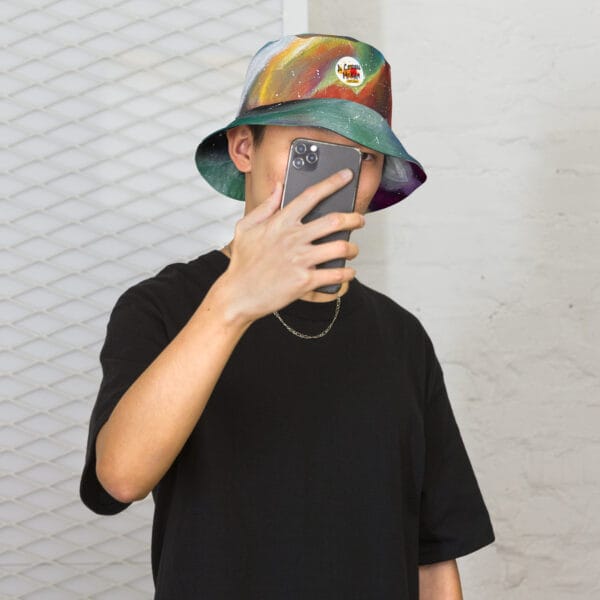 Reversible Bucket Hat - “Chromatic Whispers”