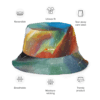 Reversible Bucket Hat - “Chromatic Whispers”