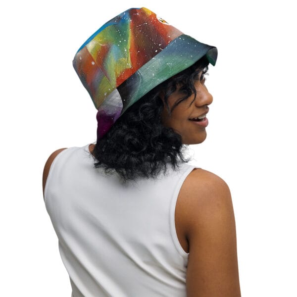 Reversible Bucket Hat - “Chromatic Whispers”