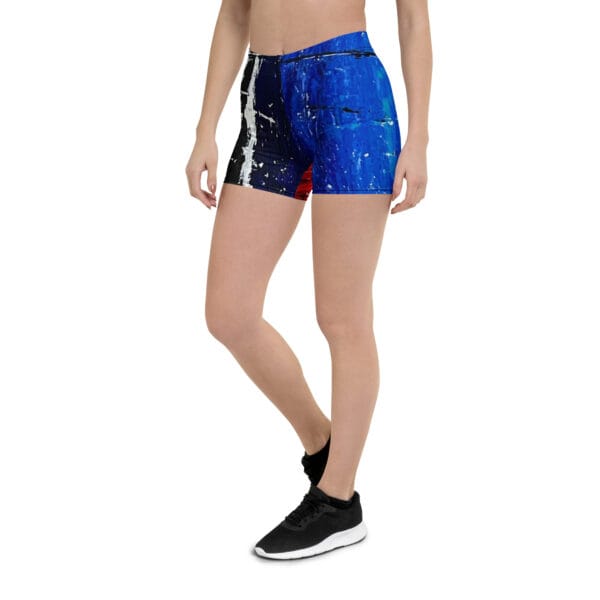Abstract Print Shorts - "Sisterhood"