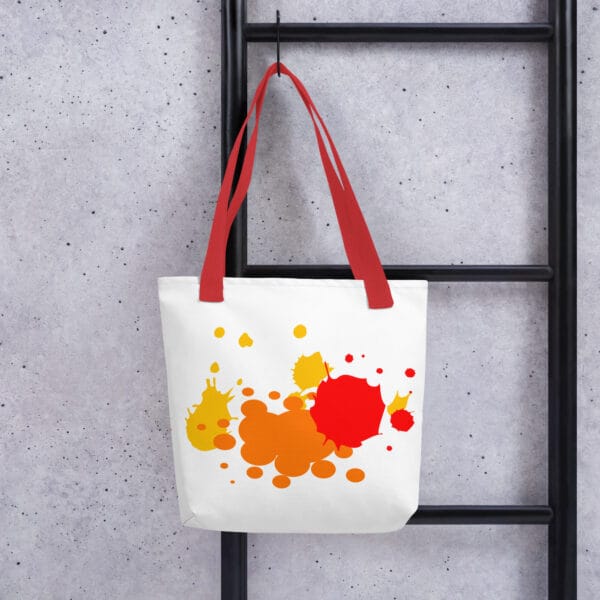 all-over-print-tote-bag-red-15x15-mockup-6871b2125d8f4.jpg Color Splash Tote Bag