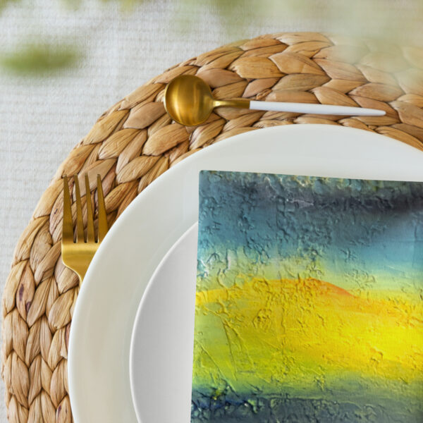 Abstract Cloth Napkin Set