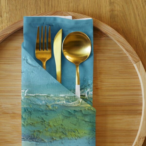 Abstract Cloth Napkin Set