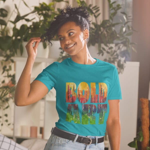 unisex-basic-softstyle-t-shirt-tropical-blue-front-6878309da28e5.jpg BoldArt Short-Sleeve Unisex T-Shirt