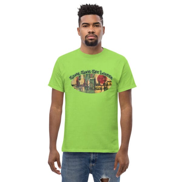 unisex-classic-tee-lime-front-68669a0134a95.jpg Abstract Unisex Classic T-Shirt