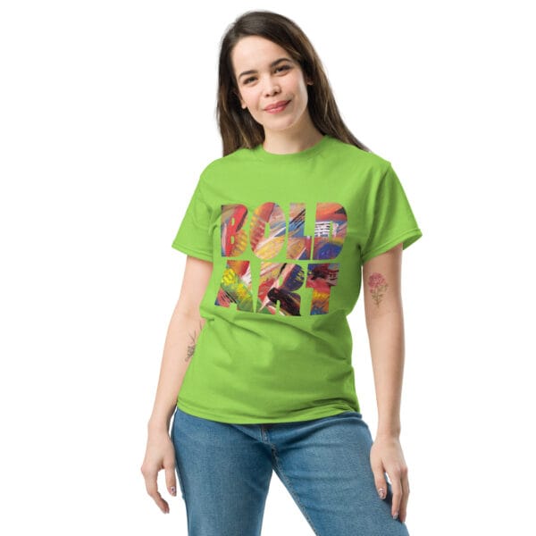 unisex-classic-tee-lime-front-68746f31c56c4.jpg BoldArt Unisex Classic Tee