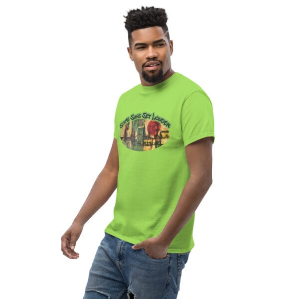 unisex-classic-tee-lime-left-front-68669a0157542.jpg Abstract Unisex Classic T-Shirt