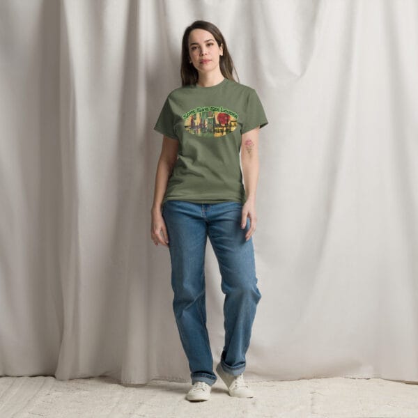 unisex-classic-tee-military-green-front-68669a009d80a.jpg Abstract Unisex Classic T-Shirt