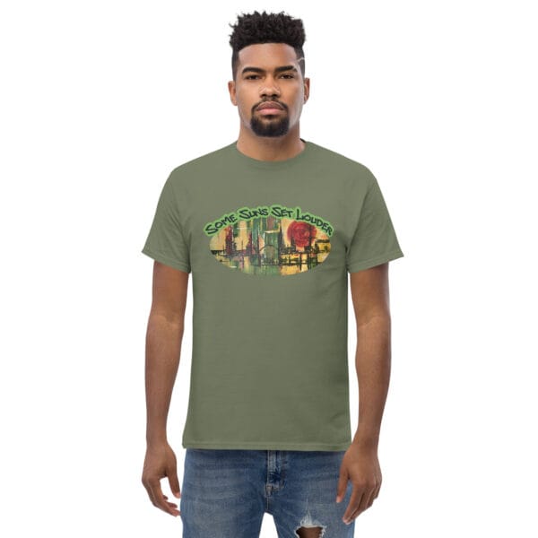 unisex-classic-tee-military-green-front-68669a00d8eb3.jpg Abstract Unisex Classic T-Shirt
