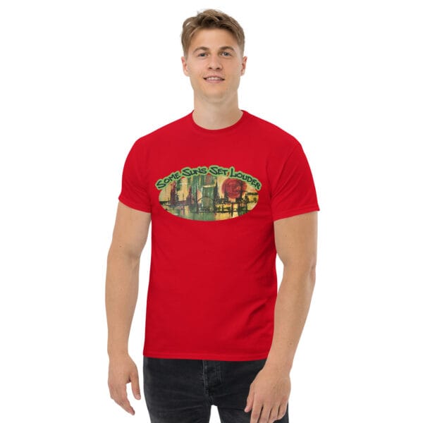 unisex-classic-tee-red-front-68669a0097b45.jpg Abstract Unisex Classic T-Shirt