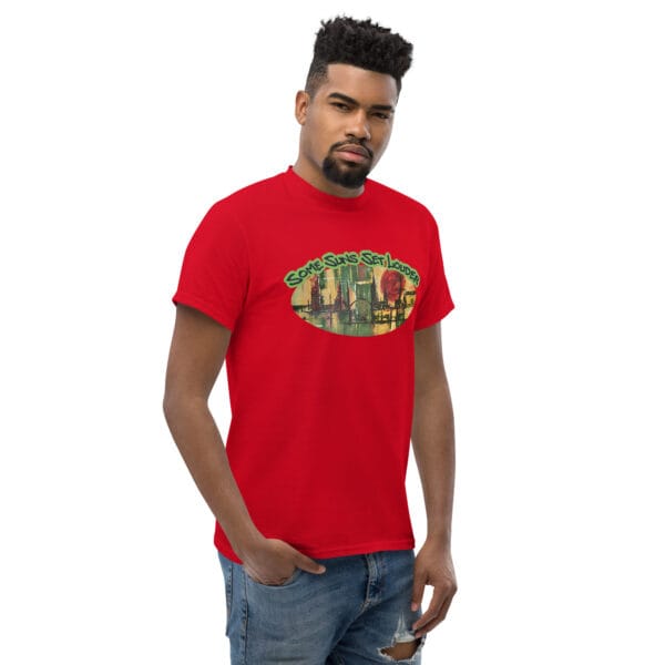 unisex-classic-tee-red-right-front-68669a00d7720.jpg Abstract Unisex Classic T-Shirt