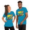 unisex-staple-t-shirt-aqua-front-6871c155d3b2e.jpg Unisex Abstract T-Shirt | "Sam's Will"