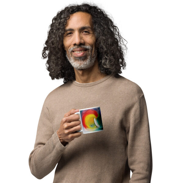 Abstract Glossy Mug - “Love of K”