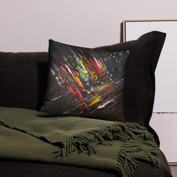 Abstract Pillow Case "Echoes of Light"