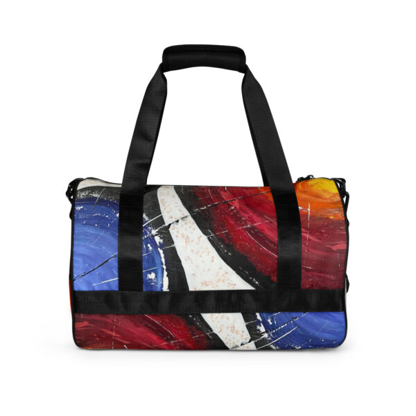 Abstract Print Gym Bag - "Conversely Concave 02"