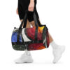 Abstract Print Gym Bag - "Conversely Concave 02"