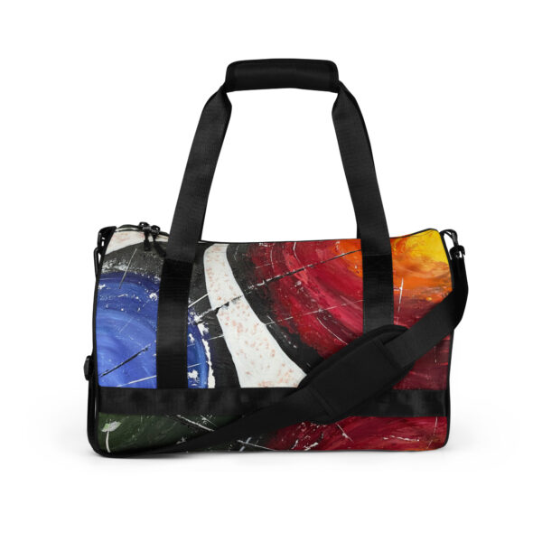 Abstract Print Gym Bag - "Conversely Concave 02"