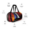 Abstract Print Gym Bag - "Conversely Concave 02"
