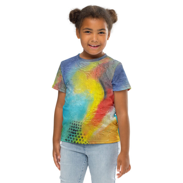 Kids Crew Neck T-Shirt- “Red Rasta”