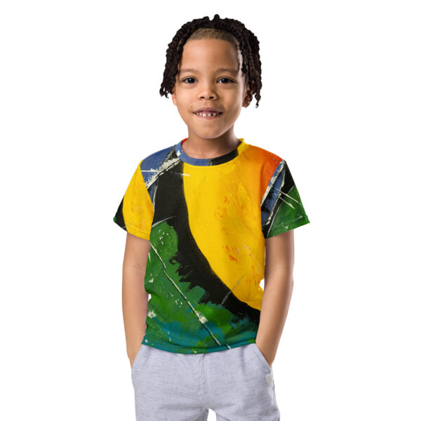 Kids Abstract Crew Neck T-Shirt