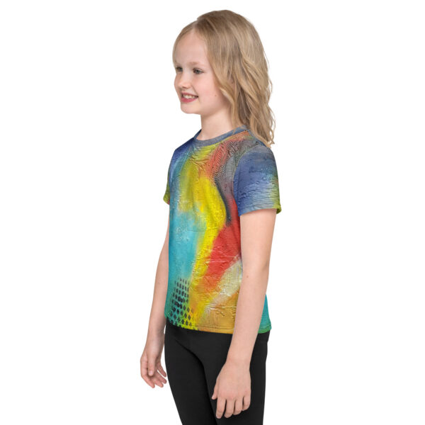 Kids Crew Neck T-Shirt- “Red Rasta”