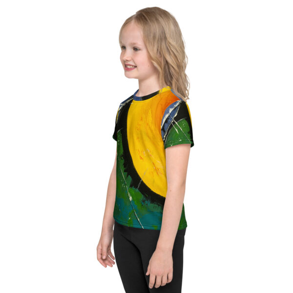Kids Abstract Crew Neck T-Shirt