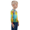 all-over-print-kids-rash-guard-white-right-68a8a04639a53.jpg Kids Rash Guard (UPF 50+) - "Red Rasta"