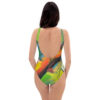 Abstract Print One-Piece Swimsuit