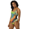 Abstract Print One-Piece Swimsuit