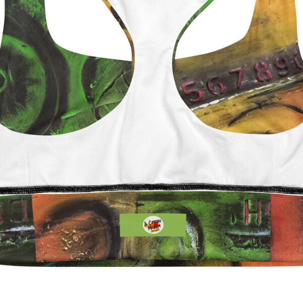 Recycled Longline Sports Bra - “Infinity”