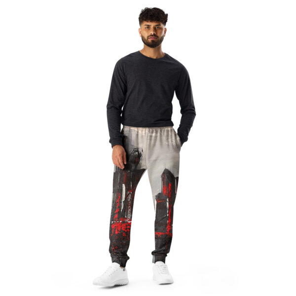 all-over-print-recycled-mens-joggers-white-front-68ab4d496699b.jpg Men's Joggers - "Fragments of Fire"