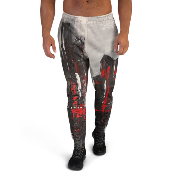 all-over-print-recycled-mens-joggers-white-front-68ab4d4966d0d.jpg Men's Joggers - "Fragments of Fire"
