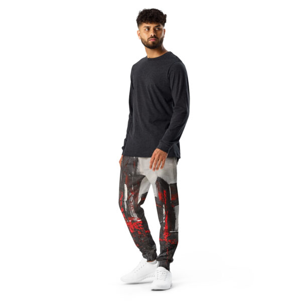 all-over-print-recycled-mens-joggers-white-left-68ab4d49668ea.jpg Men's Joggers - "Fragments of Fire"