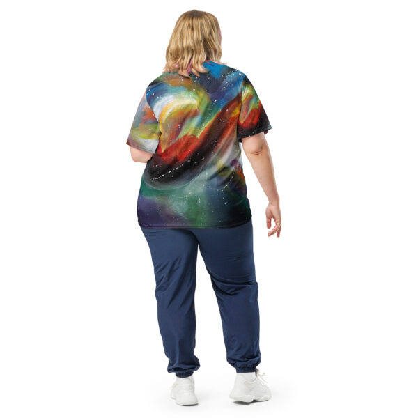 Recycled Unisex Sports Jersey  “Chromatic Whispers”