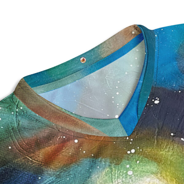 Recycled Unisex Sports Jersey  “Chromatic Whispers”