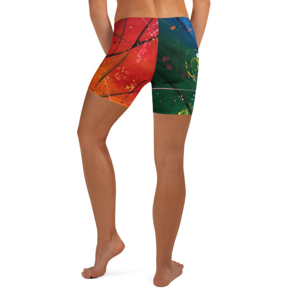 Abstract Print Shorts