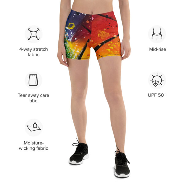Abstract Print Shorts