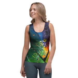 Abstract Print Tank Top