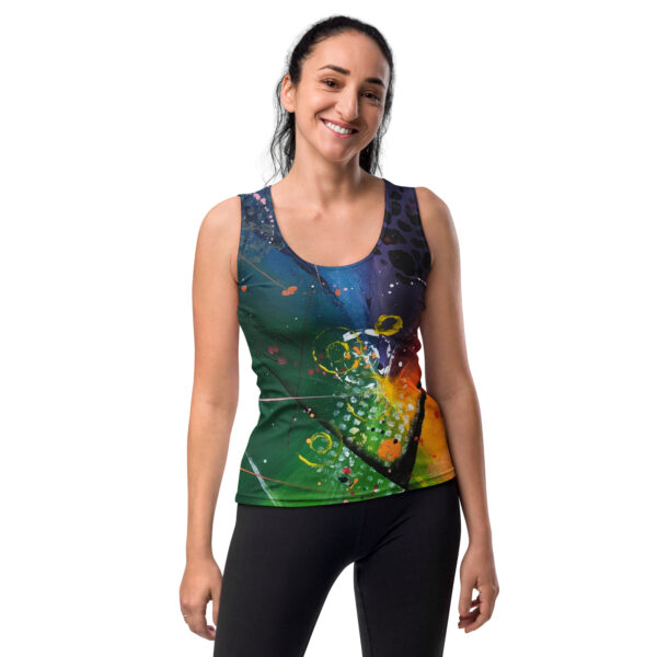 Abstract Print Tank Top