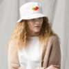 organic-bucket-hat-bio-white-front-2-689d5e016642f.jpg Organic Bucket Hat - Color Splash (Embroidery)