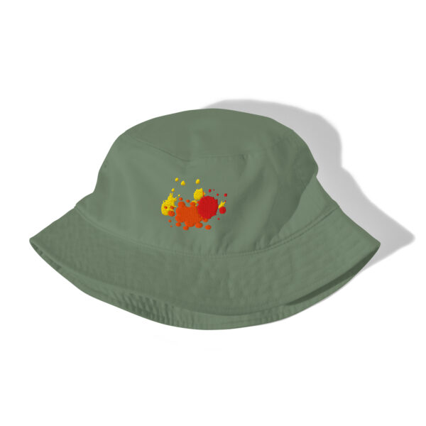 organic-bucket-hat-dill-front-689d5e0166332.jpg Organic Bucket Hat - Color Splash (Embroidery)