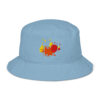 organic-bucket-hat-slate-blue-front-689d5e01662bb.jpg Organic Bucket Hat - Color Splash (Embroidery)