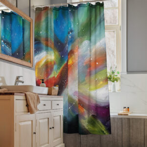 Shower Curtain “Chromatic Whispers”