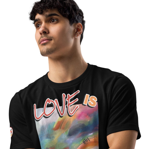 Unisex Staple Eco T-Shirt - “Radiant Veil” + Love is Love