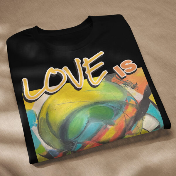 unisex-staple-eco-t-shirt-black-front-68ab910d85c9f Abstract Unisex Staple Eco T-Shirt | Love is Love