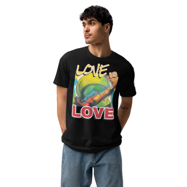 unisex-staple-eco-t-shirt-black-front-68ab910d86726 Abstract Unisex Staple Eco T-Shirt | Love is Love