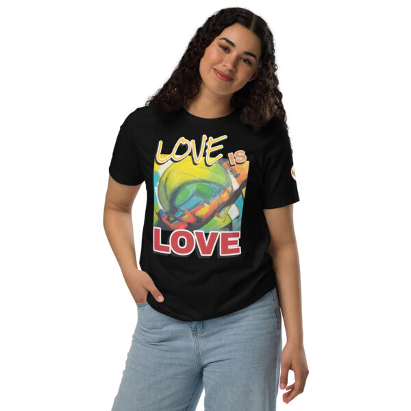 unisex-staple-eco-t-shirt-black-front-68ab910d86a52 Abstract Unisex Staple Eco T-Shirt | Love is Love
