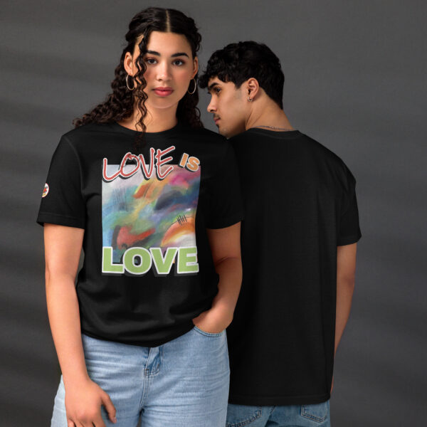 Unisex Staple Eco T-Shirt - “Radiant Veil” + Love is Love